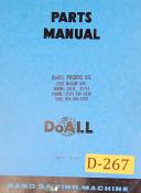 DoAll-Doall Model 2013-U, Band Saw Parts Manual-2013-U-01